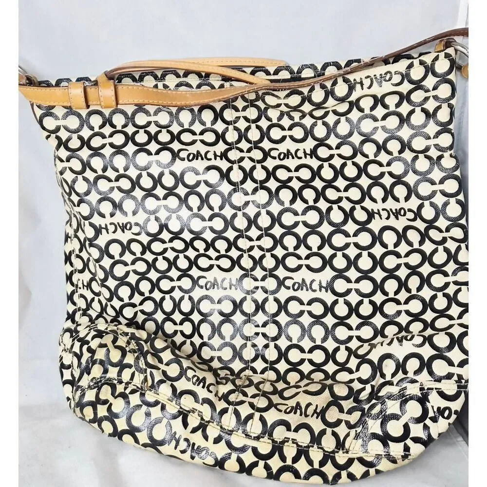 Coach Leah Op Art shoulder bag